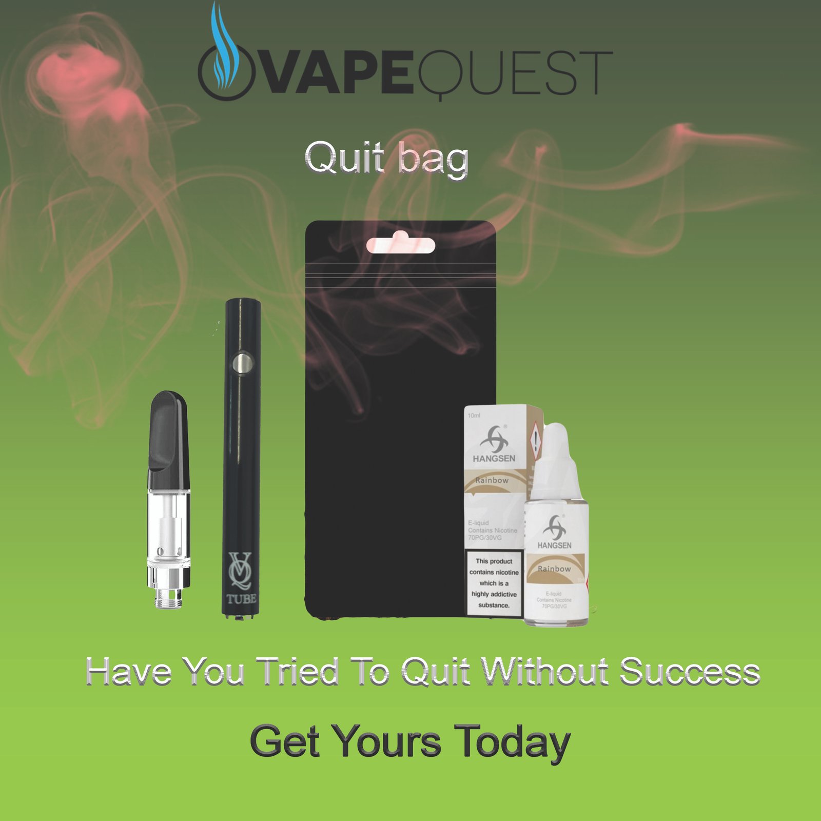 This is an image of VapeQuests Quit Bag